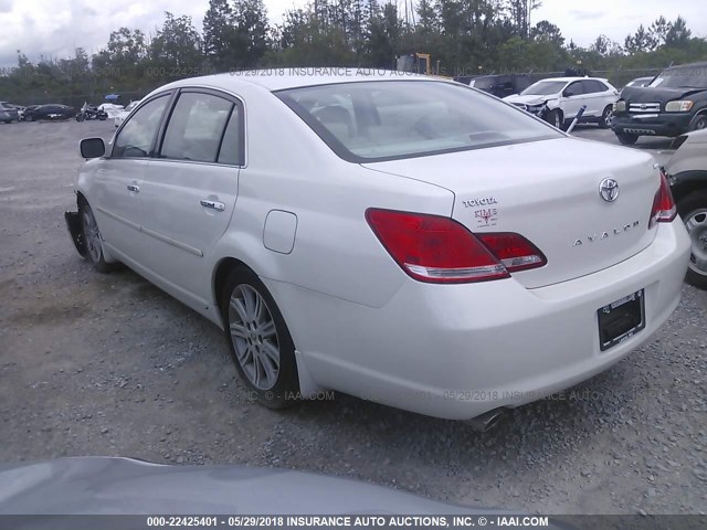 4T1BK3DBXAU359636 - 2010 TOYOTA AVALON XL/XLS/LIMITED WHITE photo 3