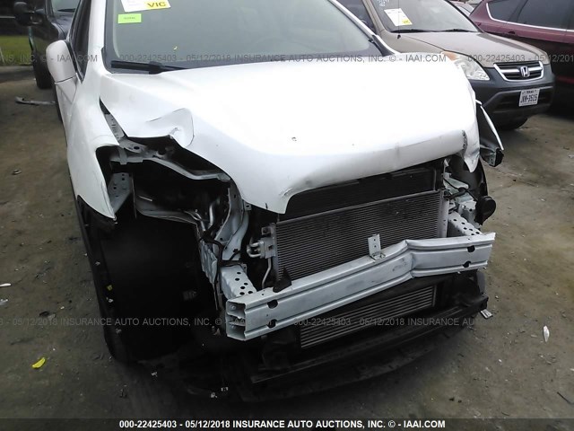 KL7CJLSB7GB708736 - 2016 CHEVROLET TRAX 1LT WHITE photo 6