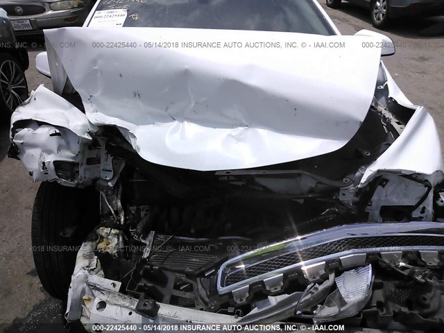 1G1ZC5E04AF193068 - 2010 CHEVROLET MALIBU 1LT WHITE photo 10