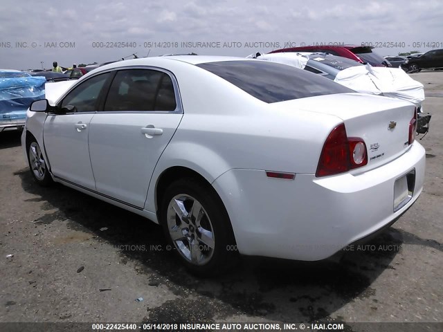 1G1ZC5E04AF193068 - 2010 CHEVROLET MALIBU 1LT WHITE photo 3