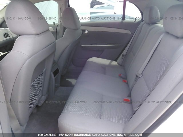 1G1ZC5E04AF193068 - 2010 CHEVROLET MALIBU 1LT WHITE photo 8