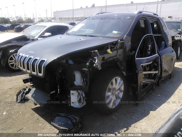 1C4PJLDB1GW217265 - 2016 JEEP CHEROKEE LIMITED GRAY photo 6