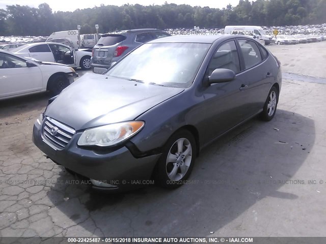 KMHDU46D49U630659 - 2009 HYUNDAI ELANTRA GLS/SE GRAY photo 2