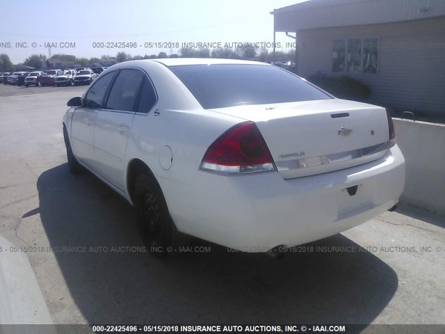 2G1WS55RX79403355 - 2007 CHEVROLET IMPALA POLICE WHITE photo 3