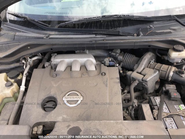 JN8AZ08WX5W442263 - 2005 NISSAN MURANO SL/SE/S GRAY photo 9