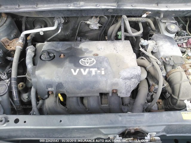 JTLKT334054027476 - 2005 TOYOTA SCION XB GREEN photo 10