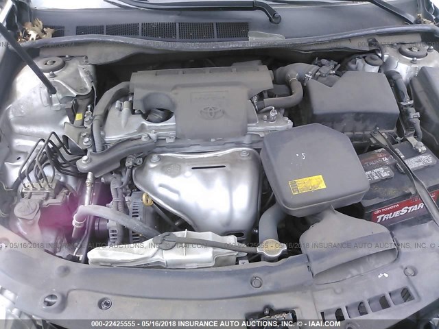 4T4BF1FK0CR194680 - 2012 TOYOTA CAMRY SE/LE/XLE SILVER photo 10