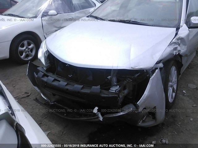 4T4BF1FK0CR194680 - 2012 TOYOTA CAMRY SE/LE/XLE 银色 照片 6