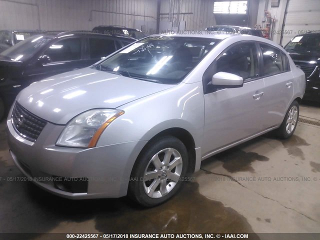 3N1AB61E27L617489 - 2007 NISSAN SENTRA 2.0/2.0S/2.0SL SILVER photo 2