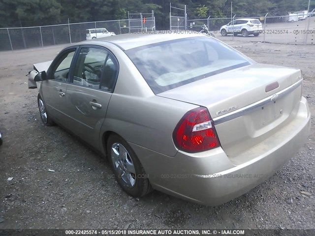 1G1ZS538X6F238226 - 2006 CHEVROLET MALIBU LS 金色 照片 3