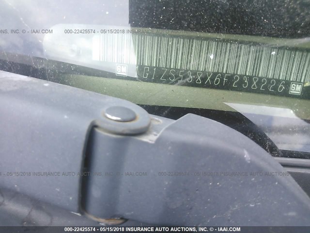 1G1ZS538X6F238226 - 2006 CHEVROLET MALIBU LS 金色 照片 9