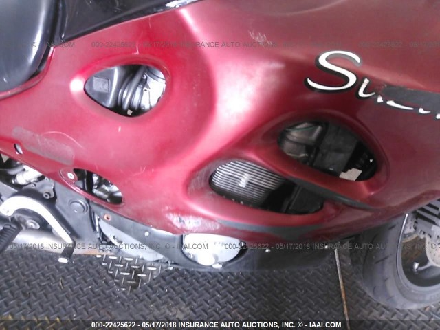 JS1GN79A642102489 - 2004 SUZUKI GSX600 F BURGUNDY photo 8