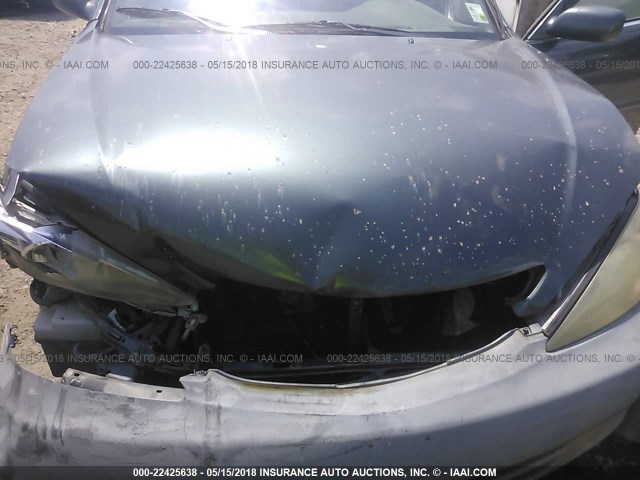 4T1BE32K23U783485 - 2003 TOYOTA CAMRY LE/XLE/SE მწვანე ფოტო 10