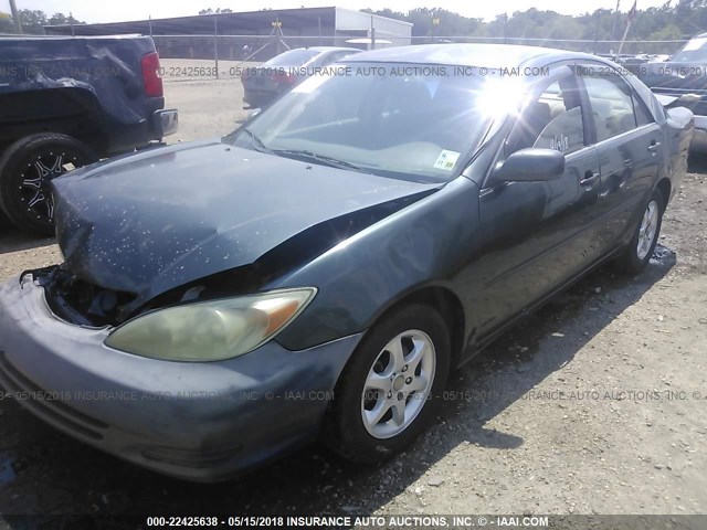 4T1BE32K23U783485 - 2003 TOYOTA CAMRY LE/XLE/SE მწვანე ფოტო 2