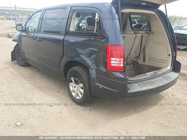 2A8HR44H88R721712 - 2008 CHRYSLER TOWN & COUNTRY LX Dark Blue photo 3