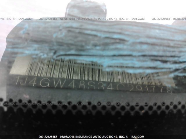 1J4GW48S34C291778 - 2004 JEEP GRAND CHEROKEE LAREDO/COLUMBIA/FREEDOM 银色 照片 9