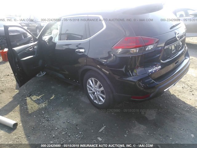 JN8AT2MV1HW254441 - 2017 NISSAN ROGUE S/SL/SV BLACK photo 3