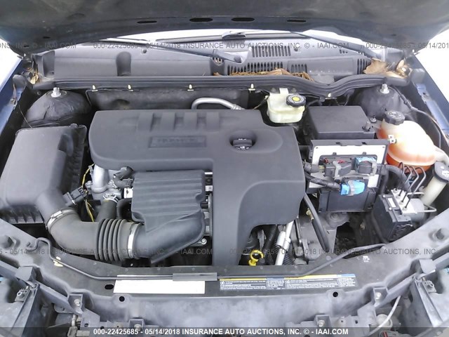 1G8AW12F45Z133481 - 2005 SATURN ION LEVEL 3 BLUE photo 10