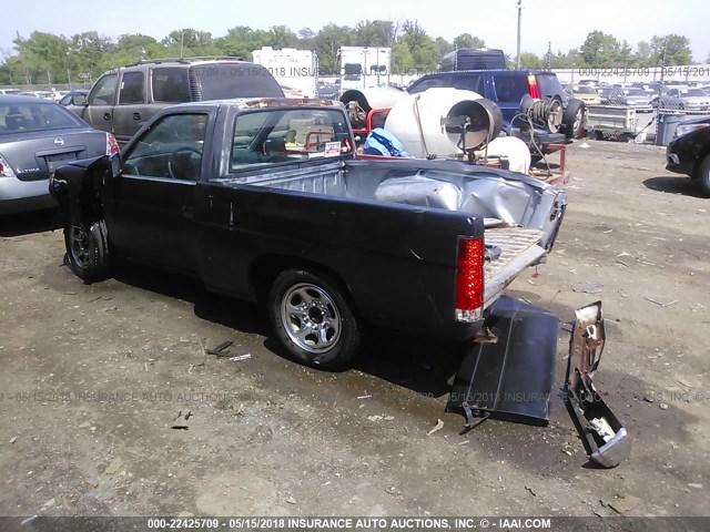 1N6SD11S4MC316862 - 1991 NISSAN TRUCK SHORT WHEELBASE BLACK photo 3