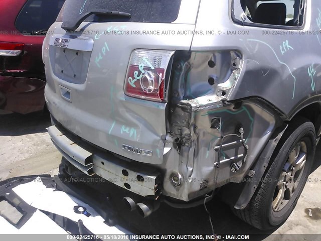 1GKEV23788J290767 - 2008 GMC ACADIA SLT-1 Silber Foto 6
