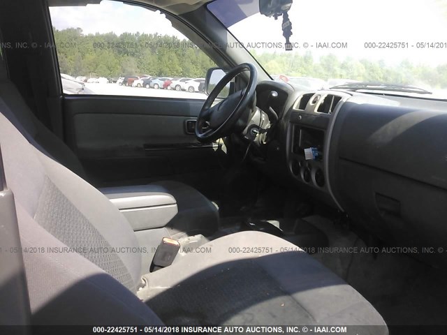 1GTDS136758288187 - 2005 GMC CANYON BLACK photo 5