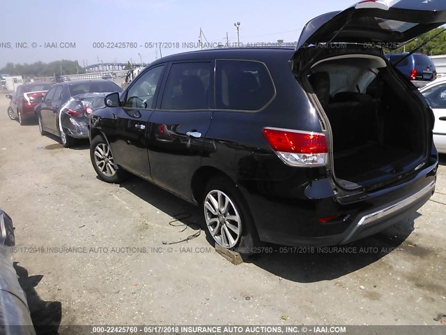 5N1AR2MN7DC633350 - 2013 NISSAN PATHFINDER S/SV/SL/PLATINUM 黑色 照片 3