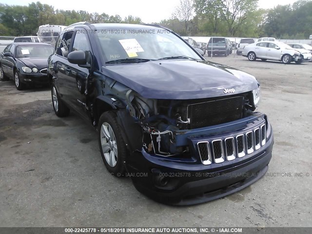 1C4NJDEB2DD101785 - 2013 JEEP COMPASS LATITUDE 蓝色 照片 1