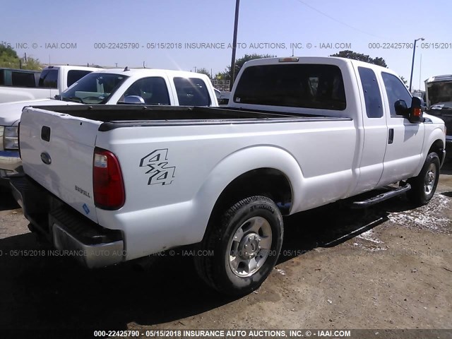 1FT7X2B64FEB22654 - 2015 FORD F250 SUPER DUTY WHITE photo 4