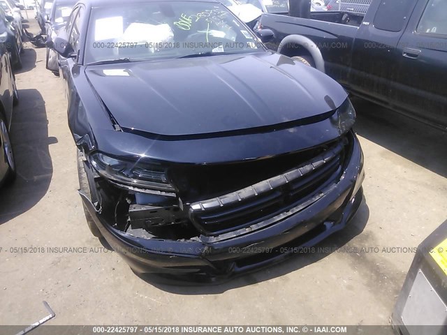 2C3CDXJG2FH926236 - 2015 DODGE CHARGER SXT BLACK photo 6