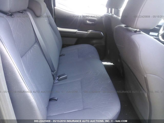 3TMCZ5ANXHM117829 - 2017 TOYOTA TACOMA DBL CAB/SR/TRDSPT/OR/PRO ნაცრისფერი ფოტო 8