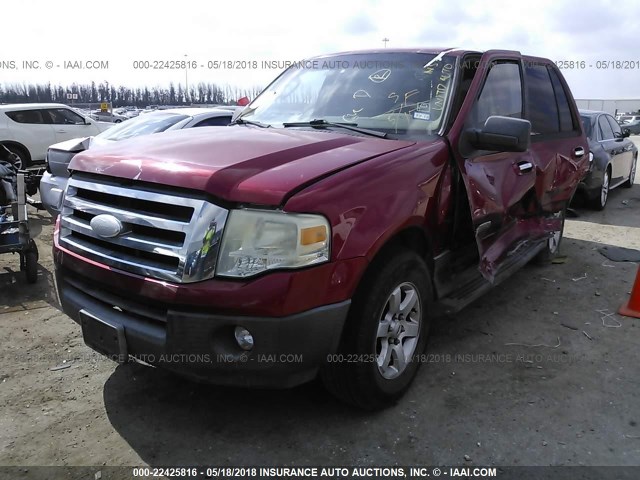 1FMFU15517LA03292 - 2007 FORD EXPEDITION XLT RED photo 2
