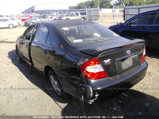 4T1BF32K63U052488 - 2003 TOYOTA CAMRY LE/XLE/SE 黑色 照片 3