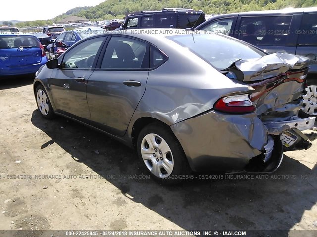 1C3CDFAA1DD119593 - 2013 DODGE DART SE/AERO GRAY photo 3