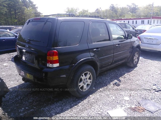 1FMCU941X5KB11137 - 2005 FORD ESCAPE LIMITED BLACK photo 4