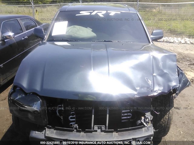 1J8HR78387C555117 - 2007 JEEP GRAND CHEROKEE SRT-8 BLUE photo 6