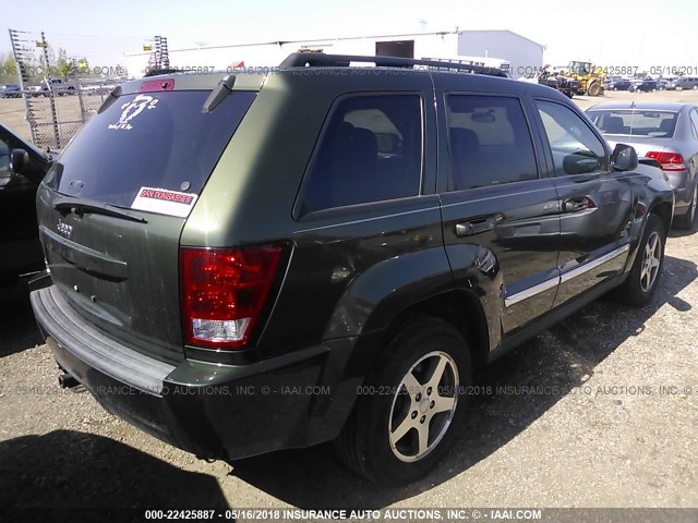 1J4GR48K26C341189 - 2006 JEEP GRAND CHEROKEE LAREDO/COLUMBIA/FREEDOM 绿色 照片 4