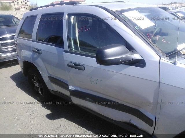 1J4GR48K15C540877 - 2005 JEEP GRAND CHEROKEE LAREDO/COLUMBIA/FREEDOM 银色 照片 6