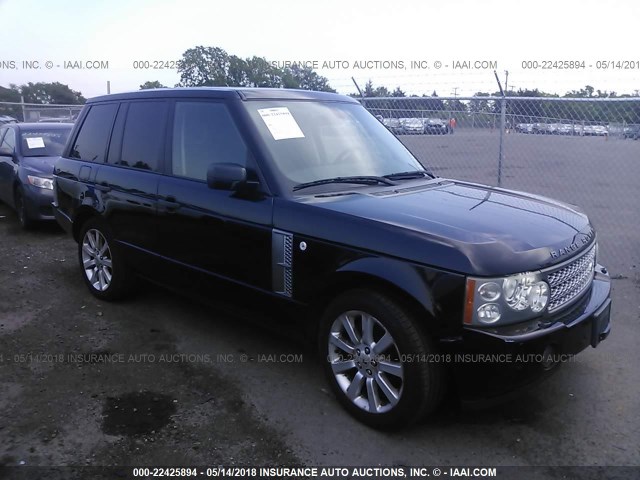 SALMF13466A226673 - 2006 LAND ROVER RANGE ROVER SUPERCHARGED BLACK photo 1