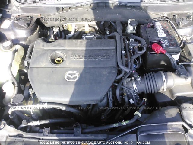 1YVHP82HX95M43749 - 2009 MAZDA 6 I Қара фото 10