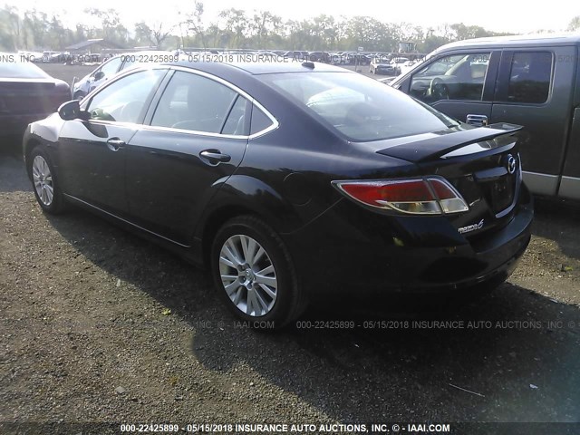 1YVHP82HX95M43749 - 2009 MAZDA 6 I BLACK photo 3