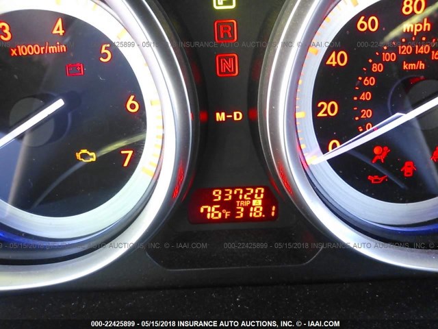 1YVHP82HX95M43749 - 2009 MAZDA 6 I Қара фото 7