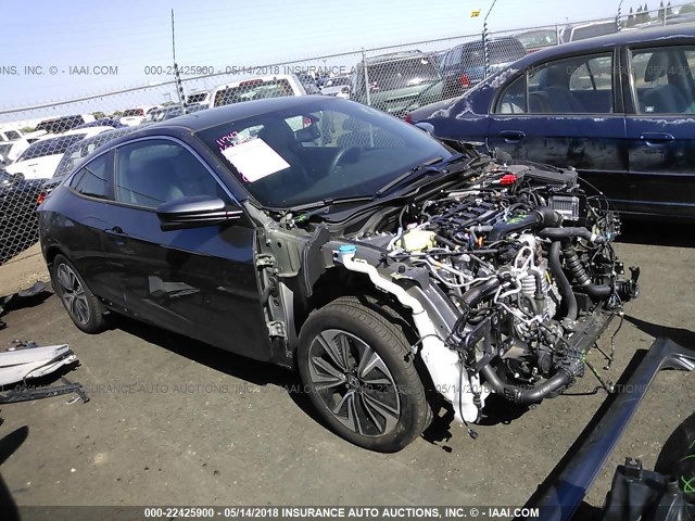 2HGFC3B74HH355405 - 2017 HONDA CIVIC EXL GRAY photo 1