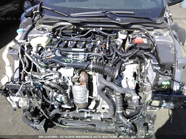 2HGFC3B74HH355405 - 2017 HONDA CIVIC EXL GRAY photo 10