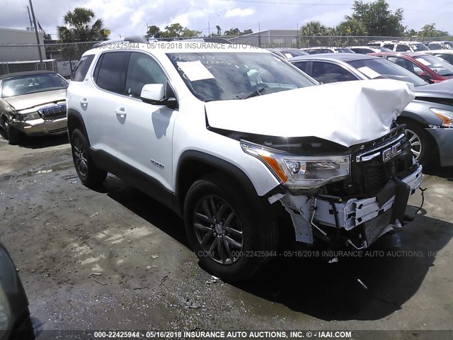 1GKKNMLA6JZ193195 - 2018 GMC ACADIA SLT-1 WHITE photo 1