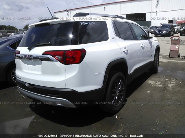 1GKKNMLA6JZ193195 - 2018 GMC ACADIA SLT-1 WHITE photo 4