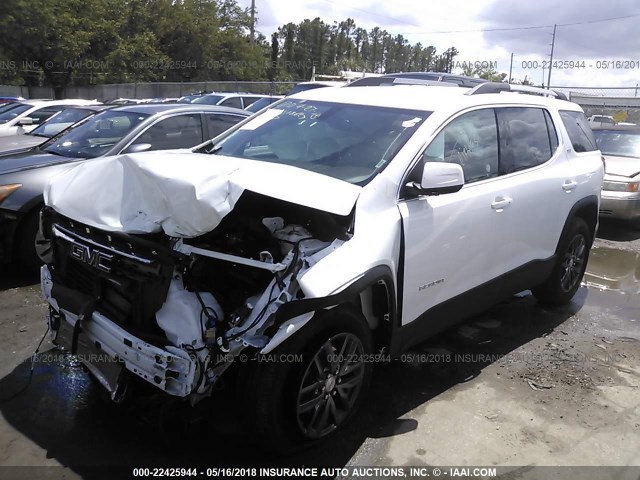 1GKKNMLA6JZ193195 - 2018 GMC ACADIA SLT-1 Biały zdjęcie 6