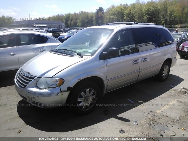 2A4GP64L46R836985 - 2006 CHRYSLER TOWN & COUNTRY LIMITED SILVER photo 2