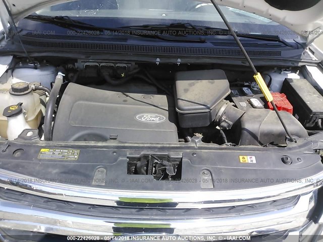2FMDK3GC5EBA01692 - 2014 FORD EDGE SE 白色 照片 10