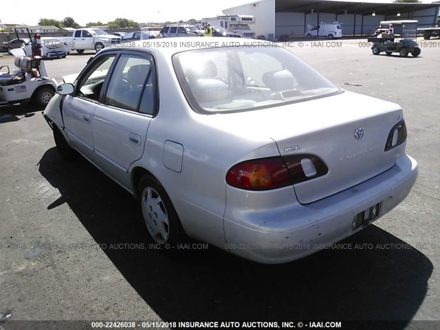 1NXBR18E6XZ210105 - 1999 TOYOTA COROLLA VE/CE/LE 银色 照片 3