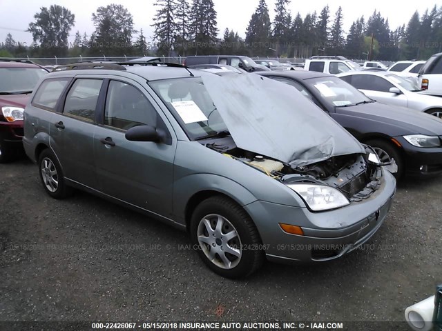 1FAFP36N85W246220 - 2005 FORD FOCUS ZXW GREEN photo 1